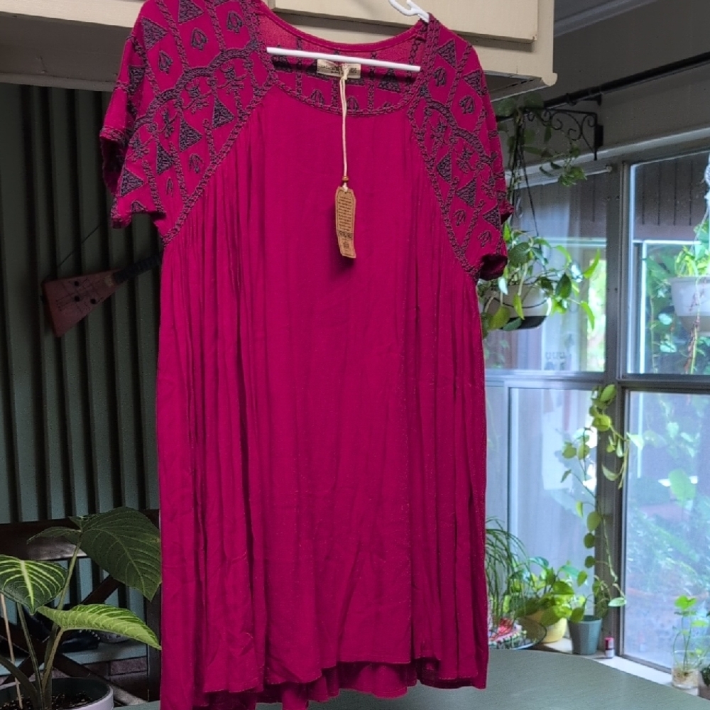 NWT NATURAL LIFE  Short Sleeve Dress